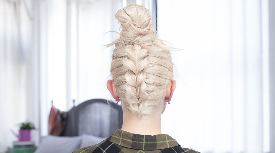 Upside Down Dutch Braid